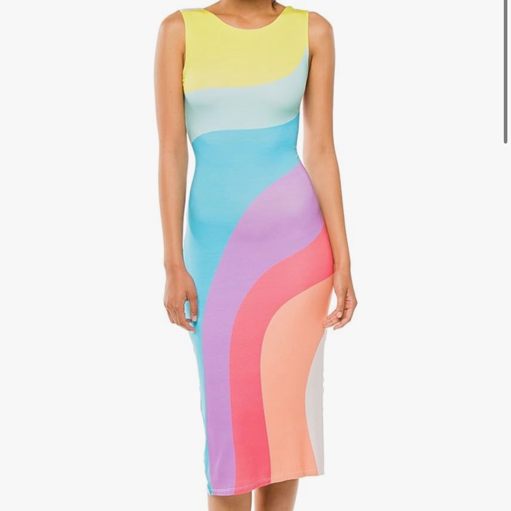 Mara Hoffman Multicolor Midi Dress